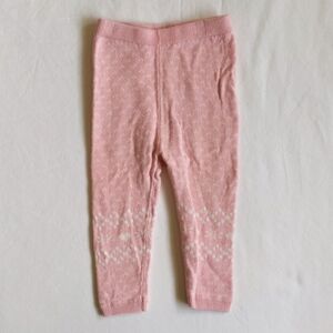 george pink fair isle knit sweater leggings 6-12 months baby girl